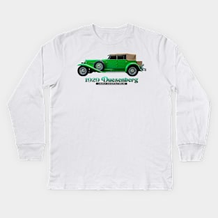 1929 Duesenberg J-Murphy Convertible Berline Kids Long Sleeve T-Shirt